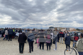 Село Трилистник - протест