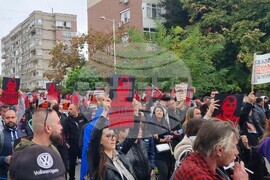 Търговище - протест