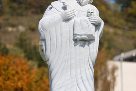 Разлог - Богородица с Младенеца - скулптура - откриване