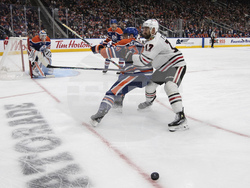 Blackhawks Oilers Hockey