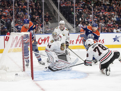 Blackhawks Oilers Hockey