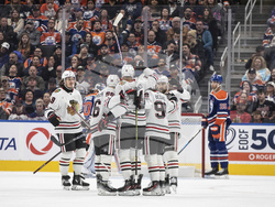 Blackhawks Oilers Hockey