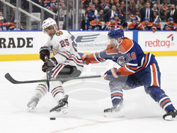 Blackhawks Oilers Hockey