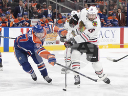 Blackhawks Oilers Hockey