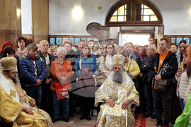 Костенец - храм "Свети Георги" - патриарх Даниил - литургия