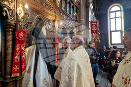 Костенец - храм "Свети Георги" - патриарх Даниил - литургия