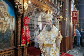 Костенец - храм "Свети Георги" - патриарх Даниил - литургия