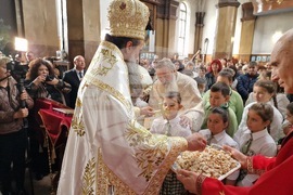 Костенец - храм "Свети Георги" - патриарх Даниил - литургия