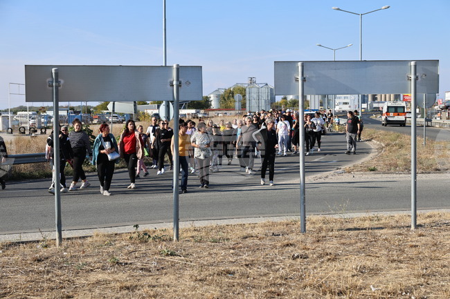 Село Труд - жители - нередовен градски транспорт - протест