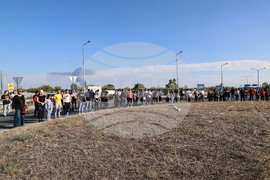 Село Труд - жители - нередовен градски транспорт - протест