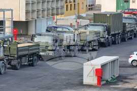 Научноизследователски кораб „Св. св. Кирил и Методий“ - Антарктида - ден 12 - Испания - Картахена - пристанище - товаро-разтоварителни дейности