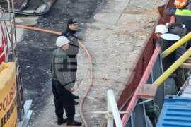 Научноизследователски кораб „Св. св. Кирил и Методий“ - Антарктида - ден 12 - Испания - Картахена - пристанище - товаро-разтоварителни дейности