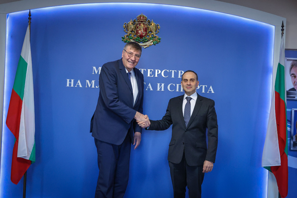 Министърът на младежта и спорта Георги Глушков проведе среща с посланика на Азербайджан Н. Пр. д-р Хюсеин Хюсеинов