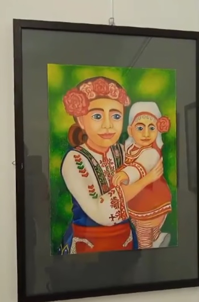 Изложба с рисунки от Международния конкурс „Моята българска бродирана риза 2024“ бе открита в Рим