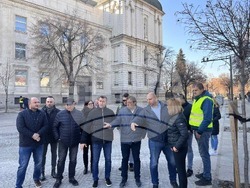 Снимка: Пресцентър Столична община - Проверка жълти павета 