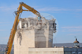 Варна - Рейдова кула - събаряне