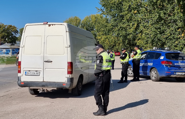 Видин - квартал „Нов път“ - полицейска акция