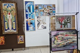 Разград - библиотека - Еленко Петков - изложба