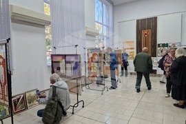 Разград - библиотека - Еленко Петков - изложба