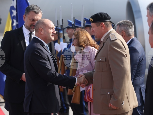 Босна и Херцеговина - Румен Радев - официално посещение