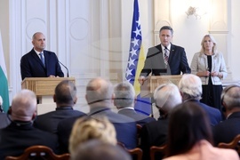 Босна и Херцеговина - Румен Радев - Денис Бечирович - пресконференция