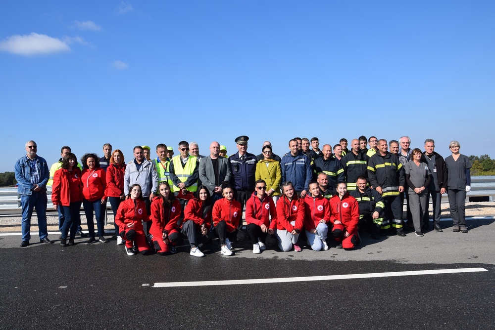ОА Видин: Съвместно областно учение на Единната спасителна система при ПТП се проведе под егидата на областния управител на област Видин г-жа Ани Арутюнян