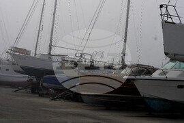 Бургас - пристанище - мъгла