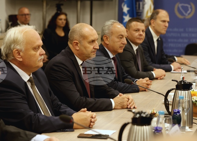 Босна и Херцеговина - Румен Радев - среща с Кристиан Шмид