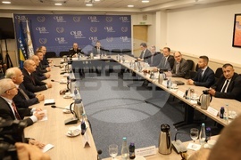 Сараево - Румен Радев - среща с Кристиан Шмид