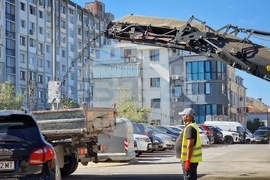 Бургас - улица - ремонт