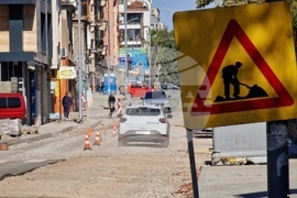 Бургас - улица - ремонт