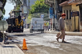 Бургас - улица - ремонт