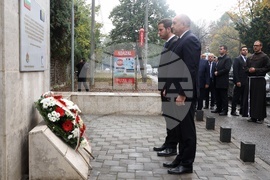 Босна и Херцеговина - Румен Радев - паметна плоча - полагане на венец