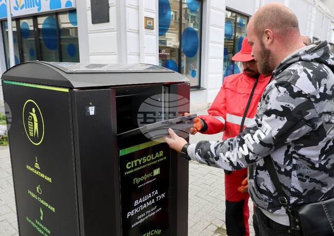 Варна - смарт контейнер за отпадъци
