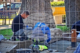 Бургас - открита сцена - ремонт