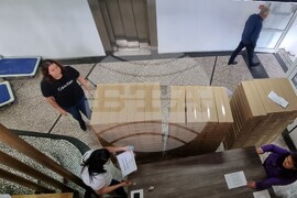 Шумен - бюлетини за гласуване - транспортиране