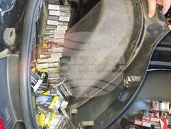 Снимка: Апелативна прокуратура – София  - обвиняем водач, превозвал цигари без български акцизен бандерол