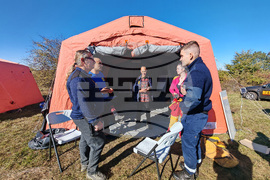 Село Здравковец - Мачанов трап - пещерно спасяване - тренировка