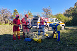 Село Здравковец - Мачанов трап - пещерно спасяване - тренировка