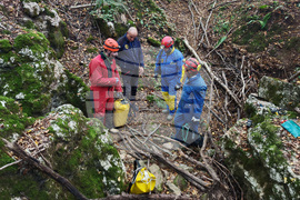 Село Здравковец - Мачанов трап - пещерно спасяване - тренировка