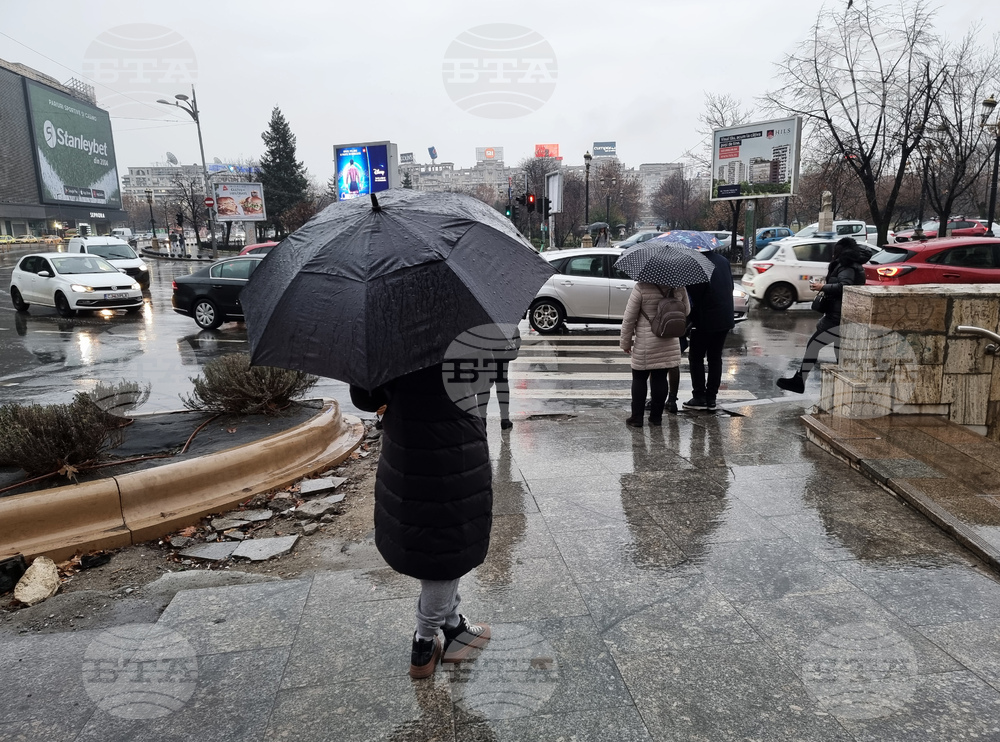 Жълт код за валежи е обявен в повечето окръзи на Румъния