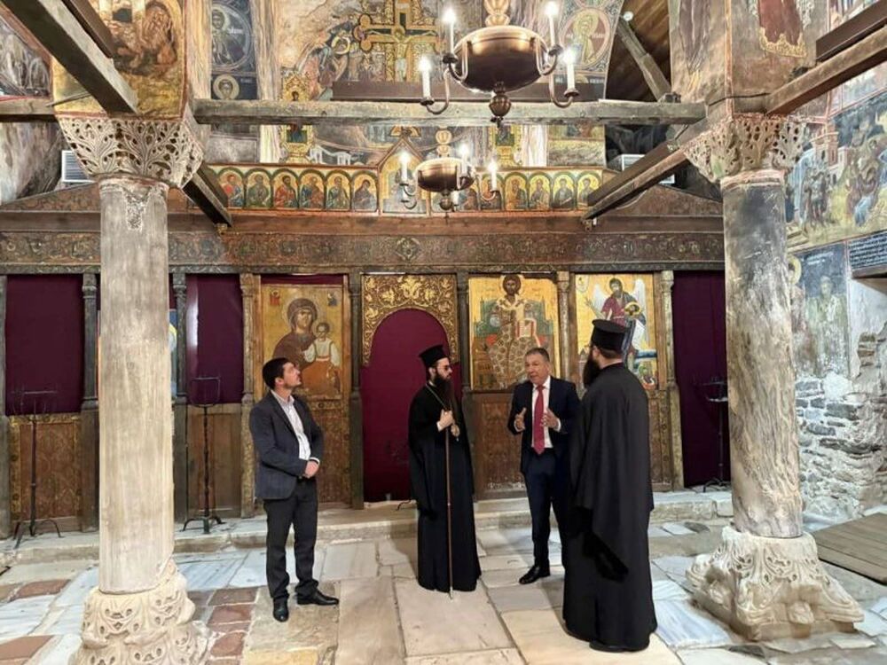 Сливенският митрополит Арсений се срещна с кмета на Несебър Николай Димитров