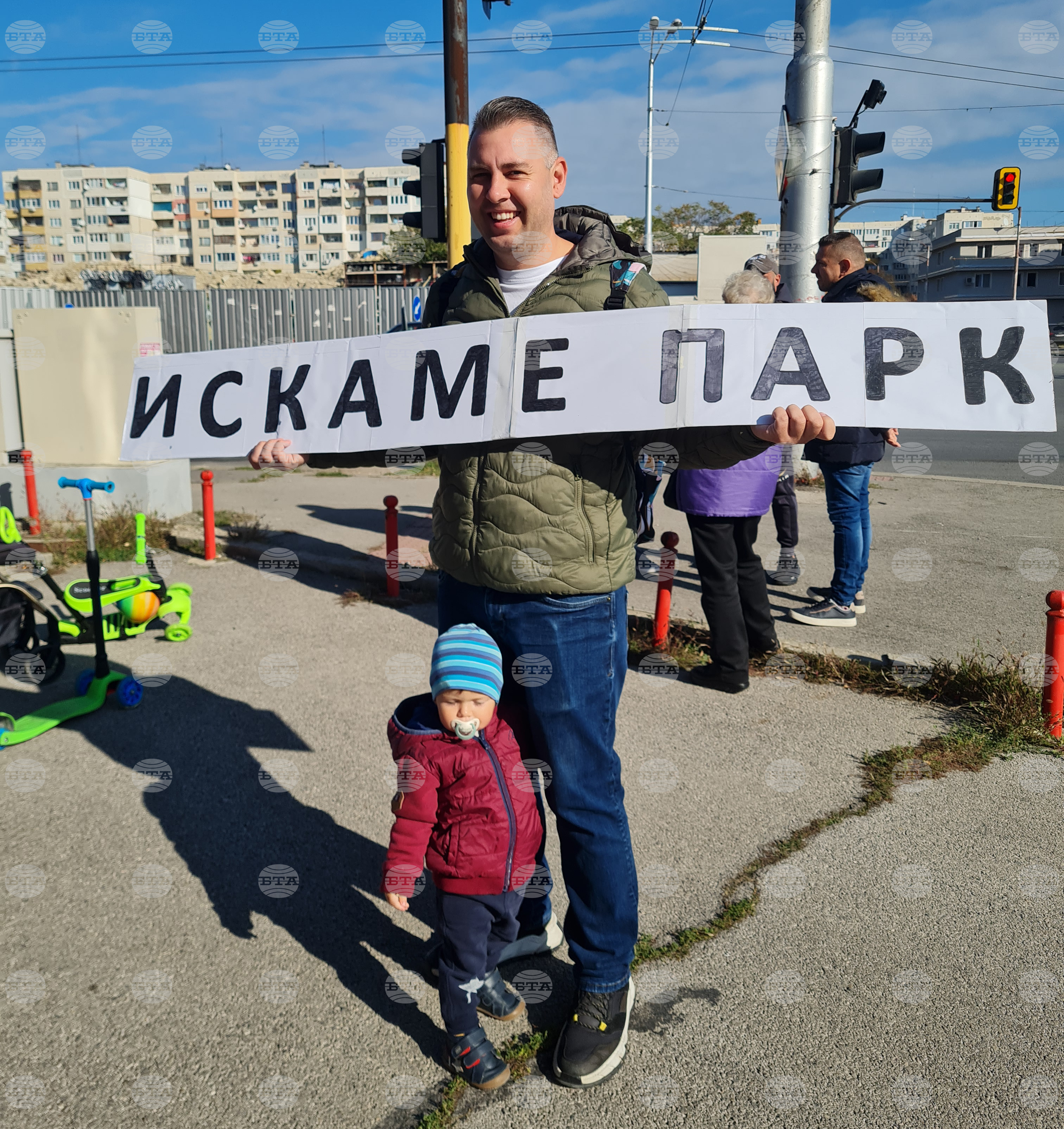 Жители - протест