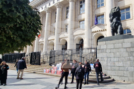 Сдружение „Ангели на пътя“ - протест