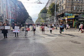 Сдружение „Ангели на пътя“ - протест