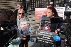 Сдружение "Ангели на пътя" - протест