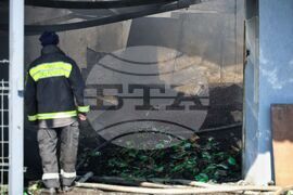 Карнобат - склад - пожар