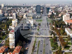 София  - есенен изглед от птичи поглед