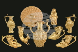 САЩ - Лос Анджелис - изложба - Панагюрско златно съкровище