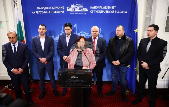 Парламент - БСП - брифинг